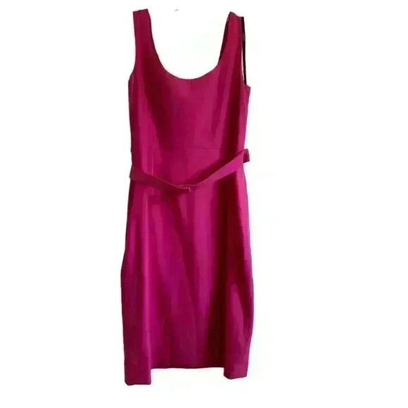 VERSACE PINK SLEEVELESS ZIP UP BACK FULLY LINED DRESS SIZE SMALL - Picture 6 of 16